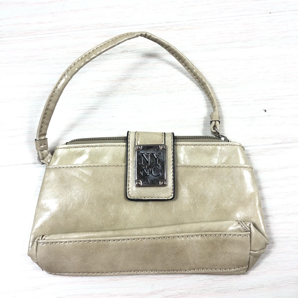 NY&C cream wristlet super cute!